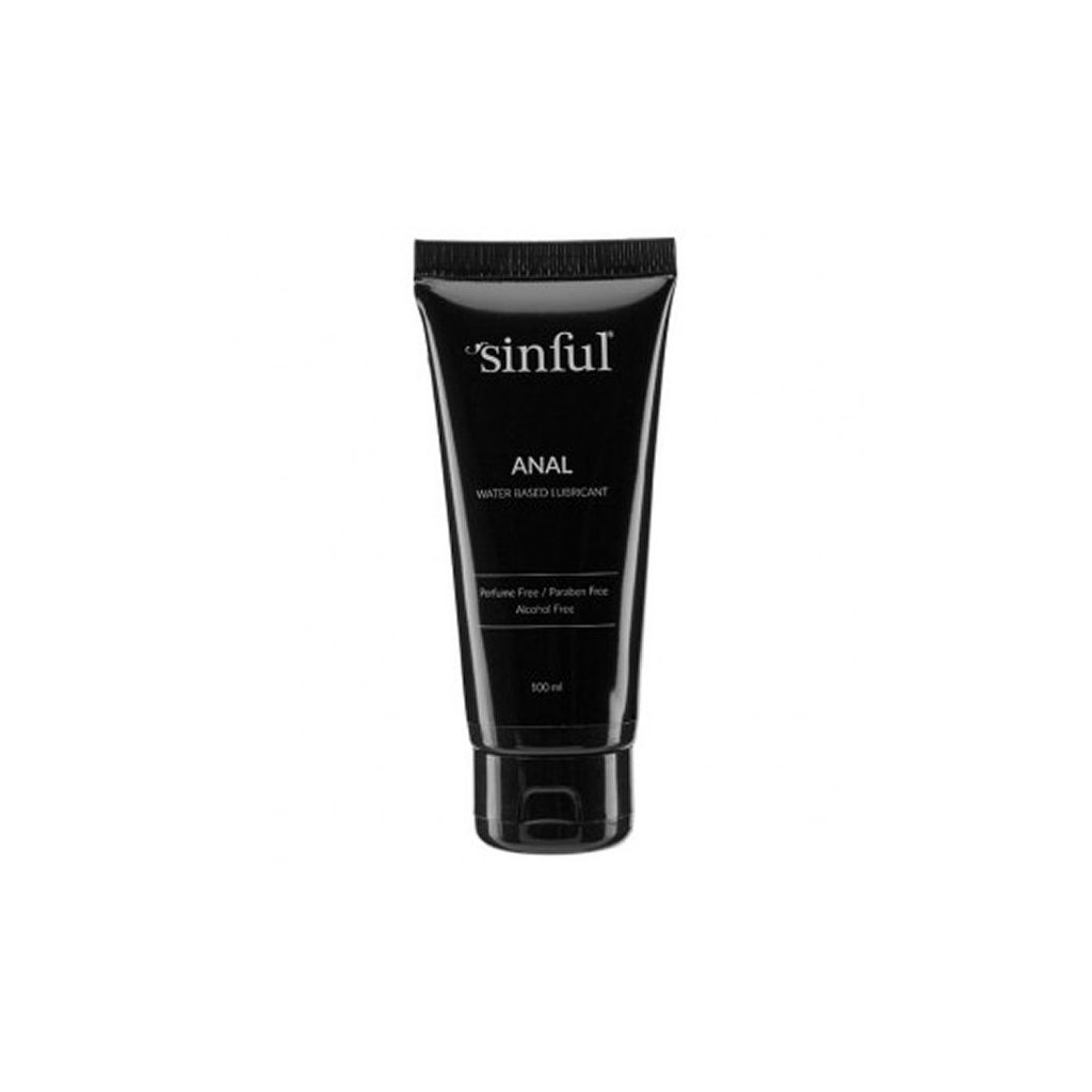 Sinful anal water based lubricant perfume free 100ml