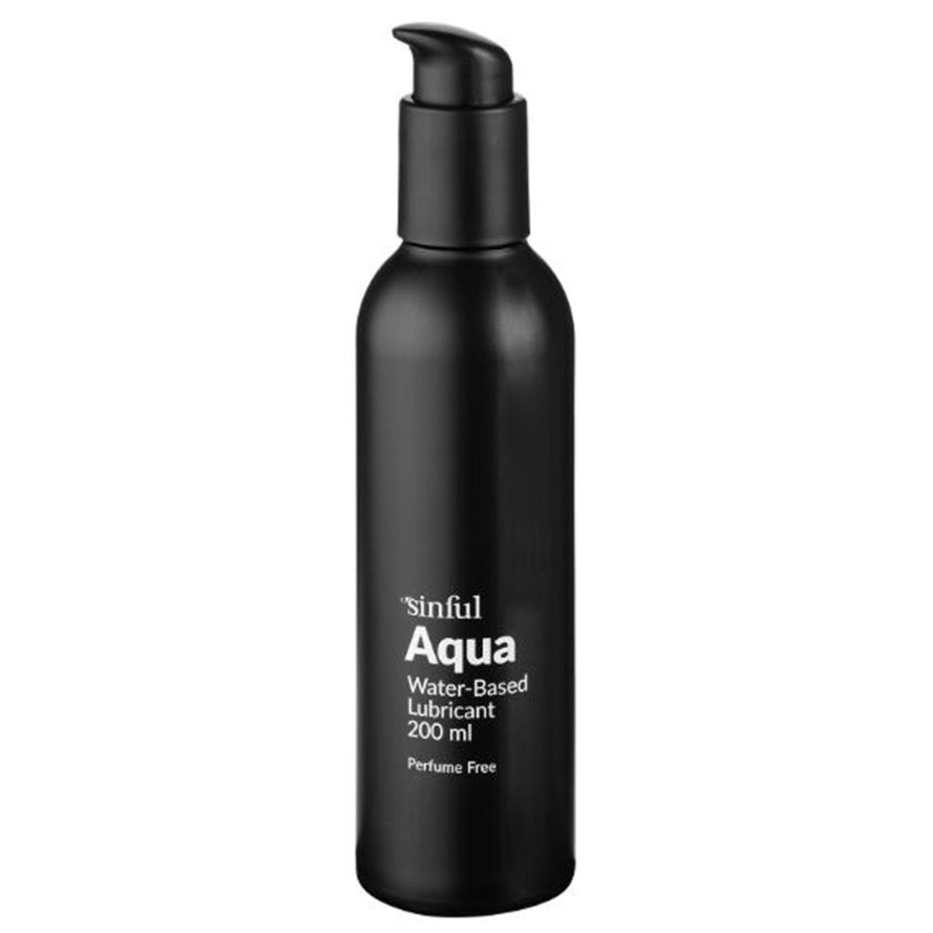 Sinful aqua water-based lubricant perfume free 200ml