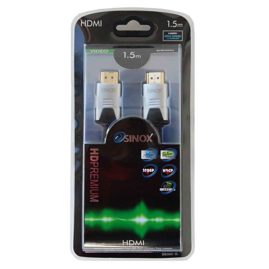 Sinox SHD3002 HDMI kabel 1,5m