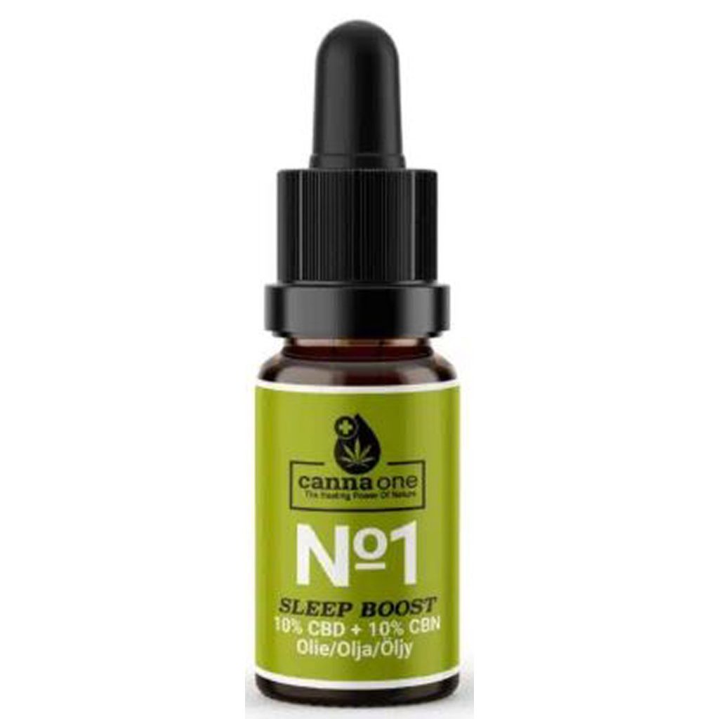Cannaone the healing power of nature sleep boost 10% CBD + 10% CBN olie 10ml