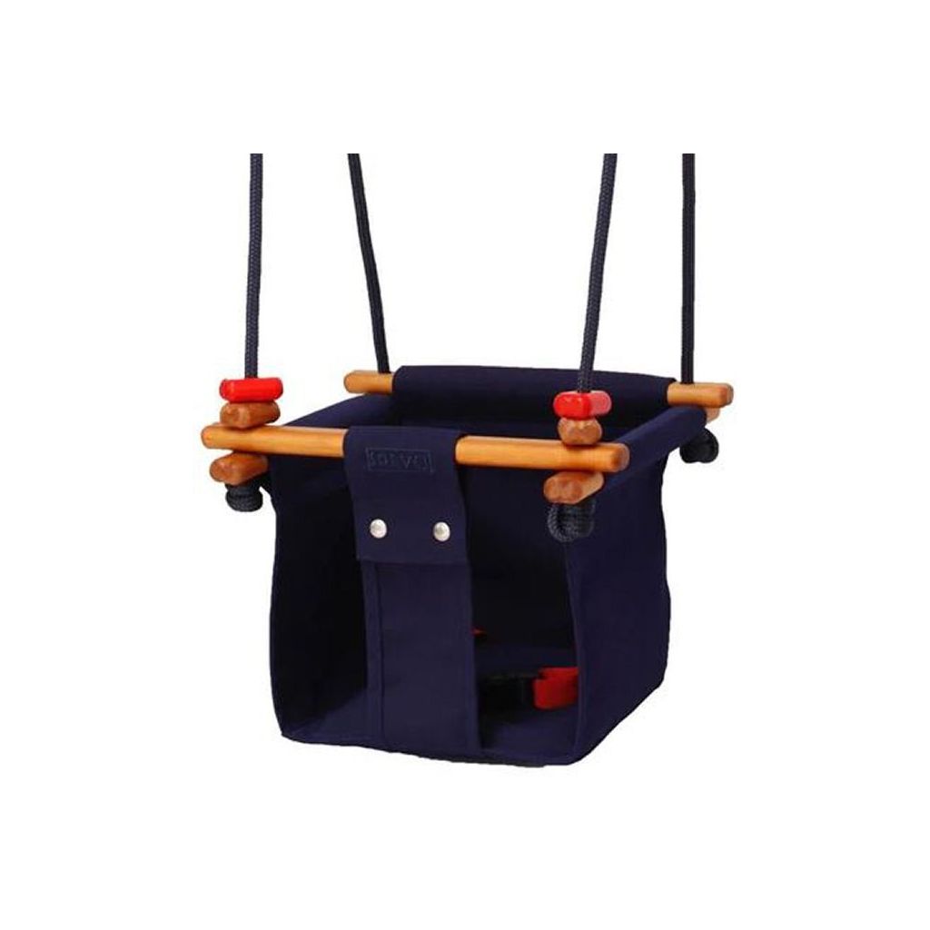 Solvej baby toddler swing midnight blue