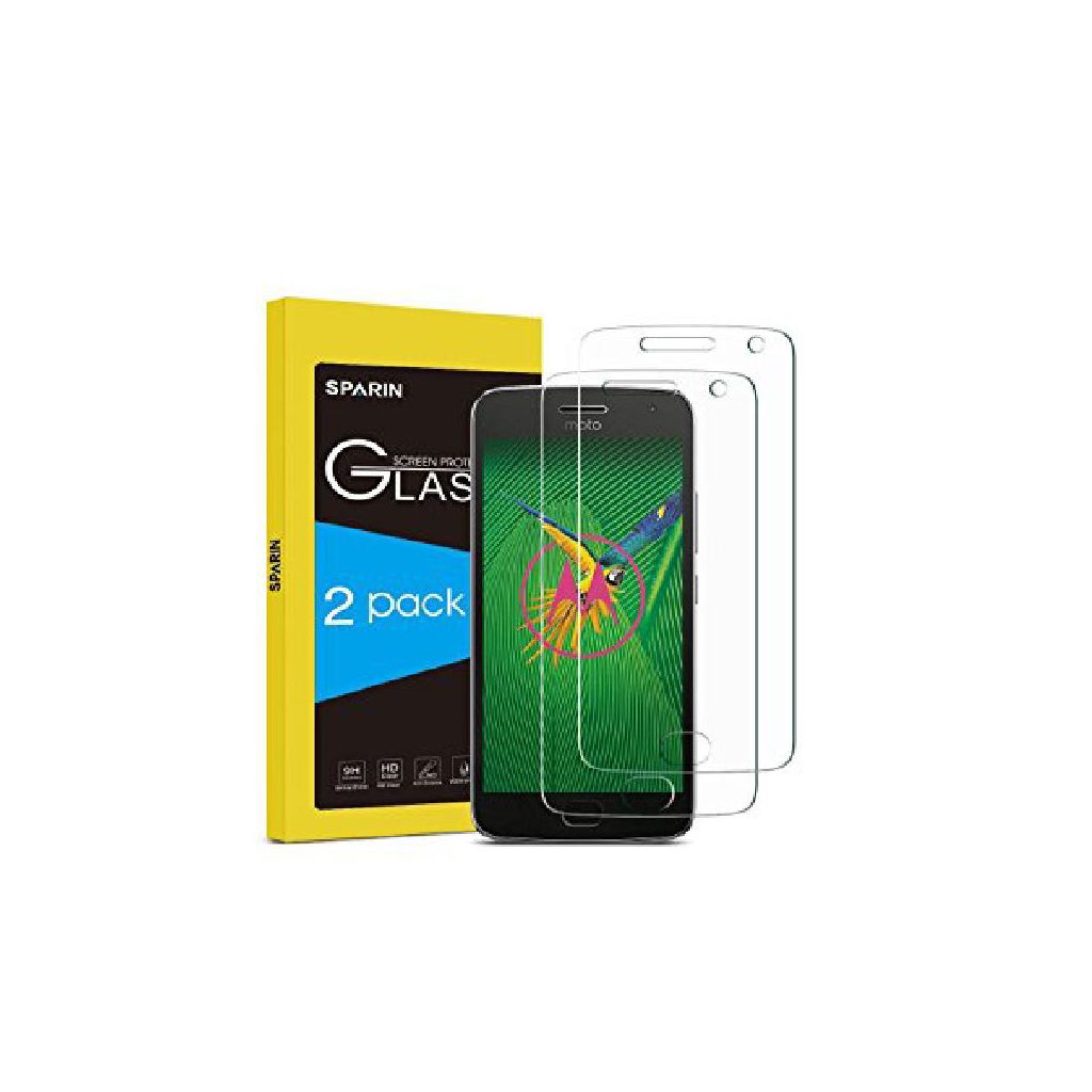 Sparin lenovo moto G5 plus screen protector glass 2 pack