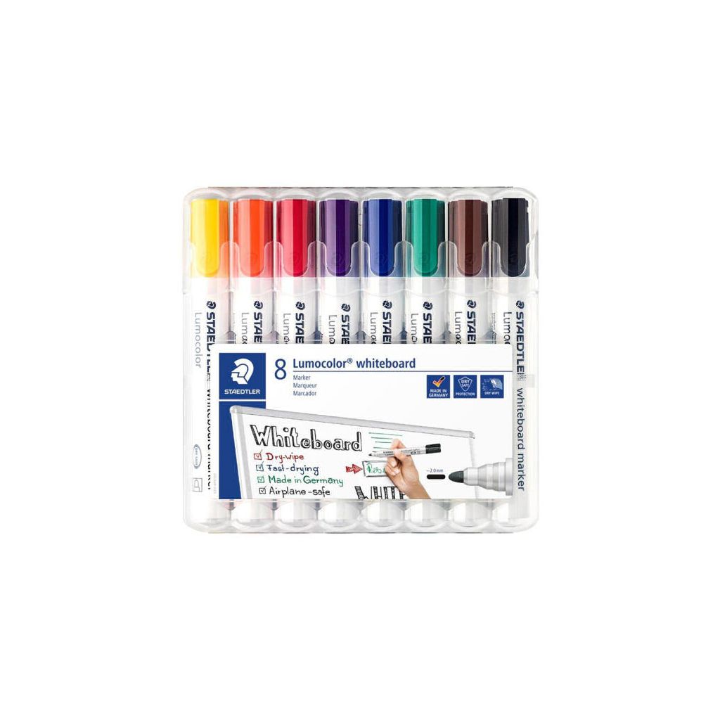 Staedtler lumocolor whiteboard marker 8 stk.