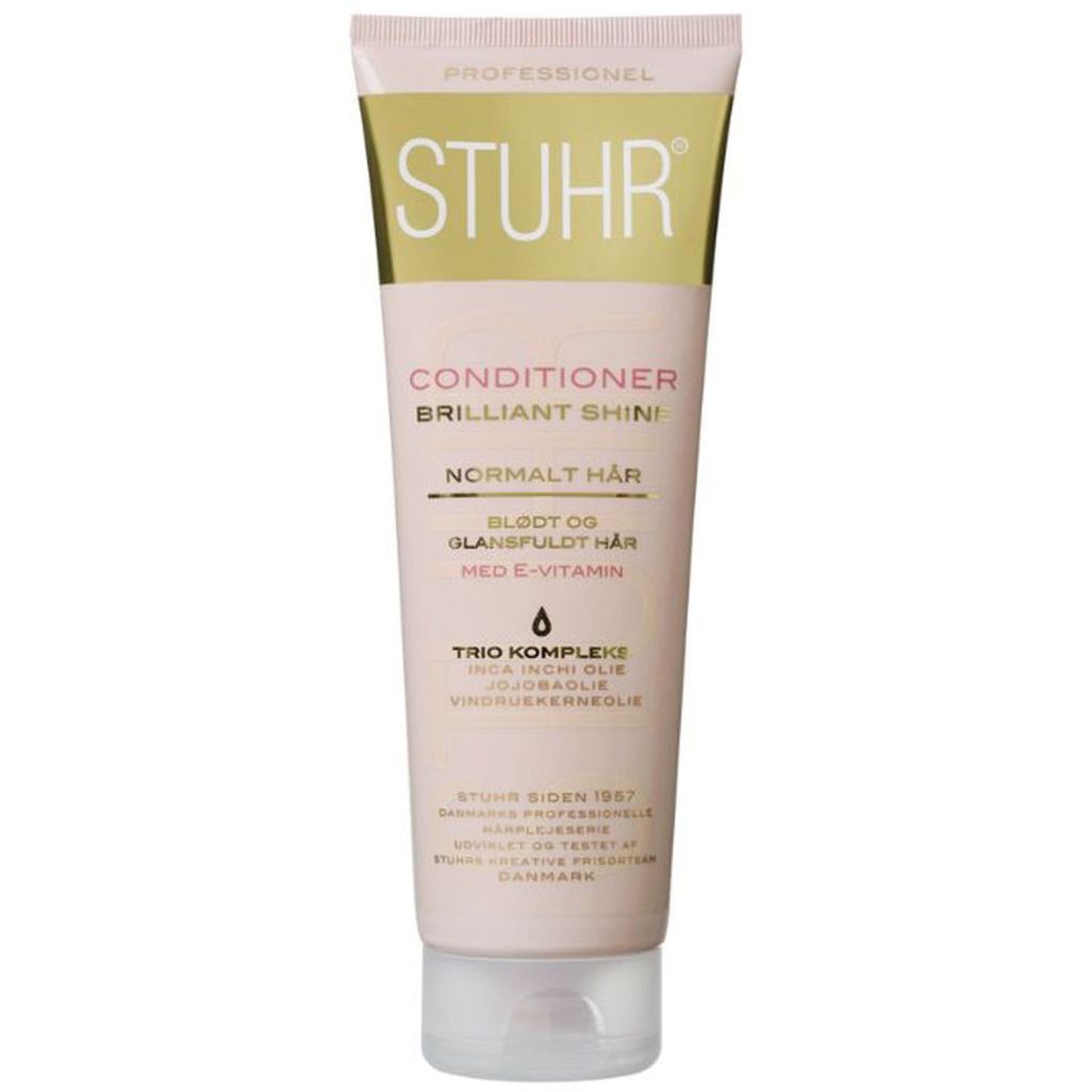 Stuhr professionel conditioner brilliant shine normalt hår med E-vitamin 250ml
