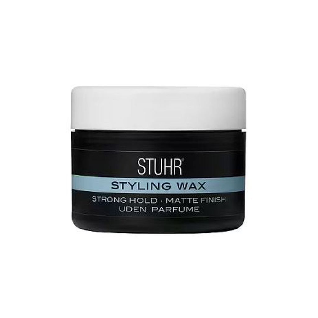 Stuhr professionel styling wax strong hold matte finish uden parfume 100ml