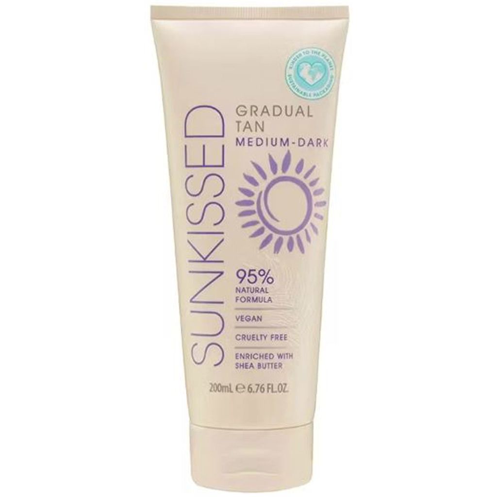 Sunkissed gradual tan medium-dark enriched with shea butter 200ml