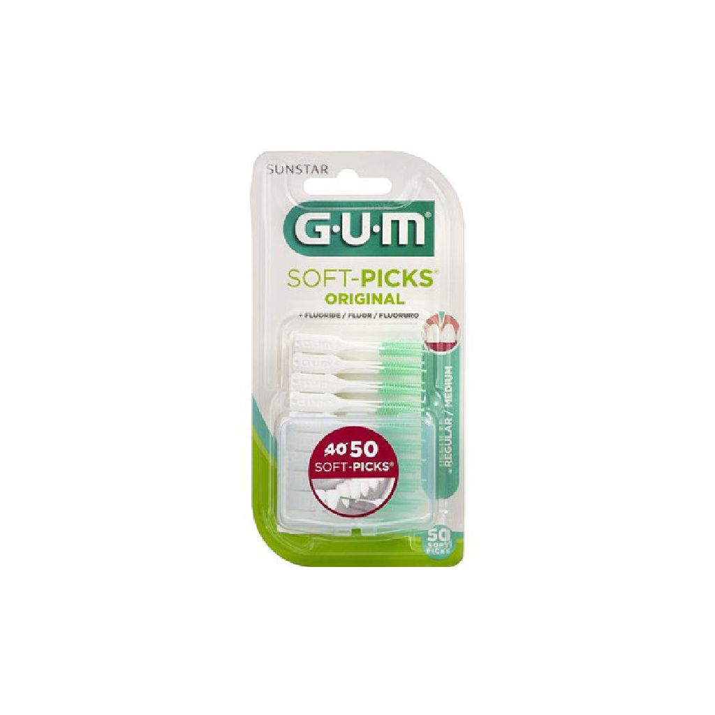 Sunstar gum soft picks original regular/medium 50 soft-picks