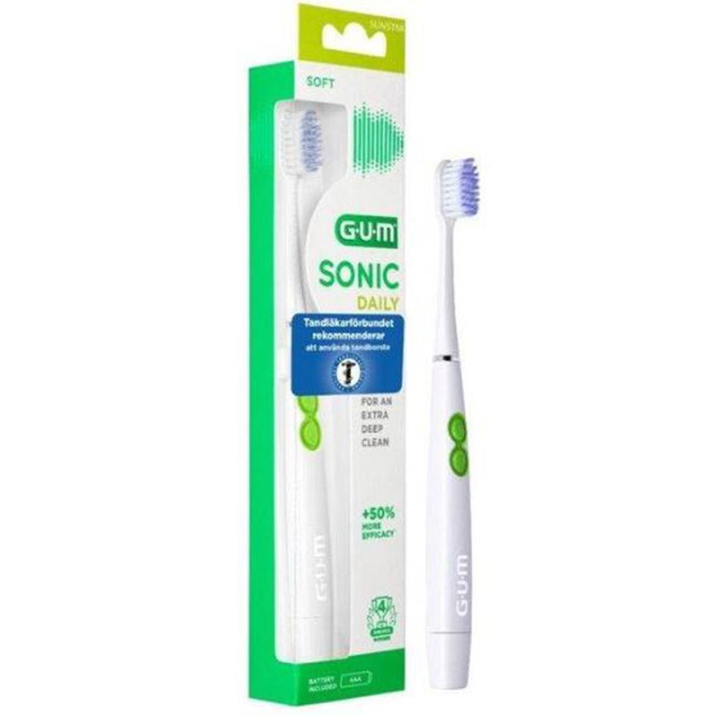 Sunstar gum sonic daily soft for an extra deep clean model 4100