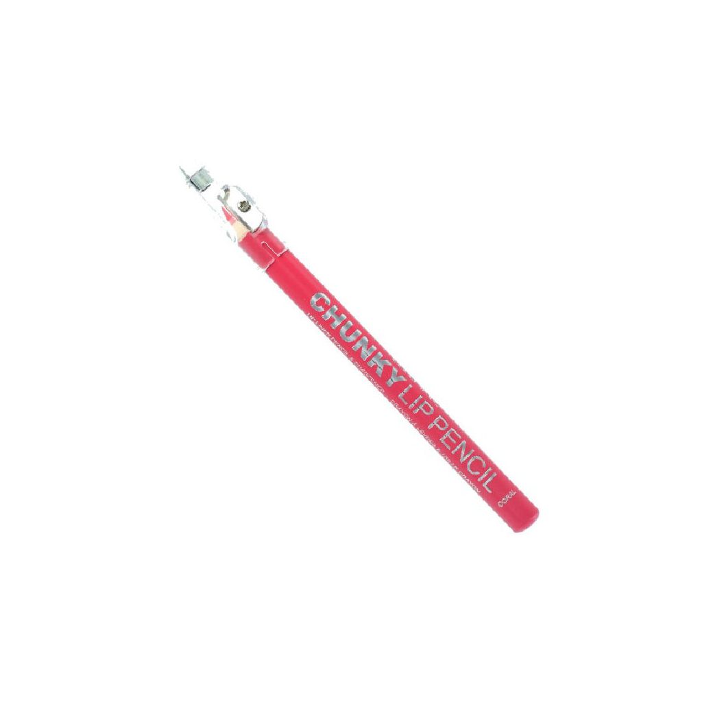 Technic chunky lip pencil lip liner pencil & sharpener coral
