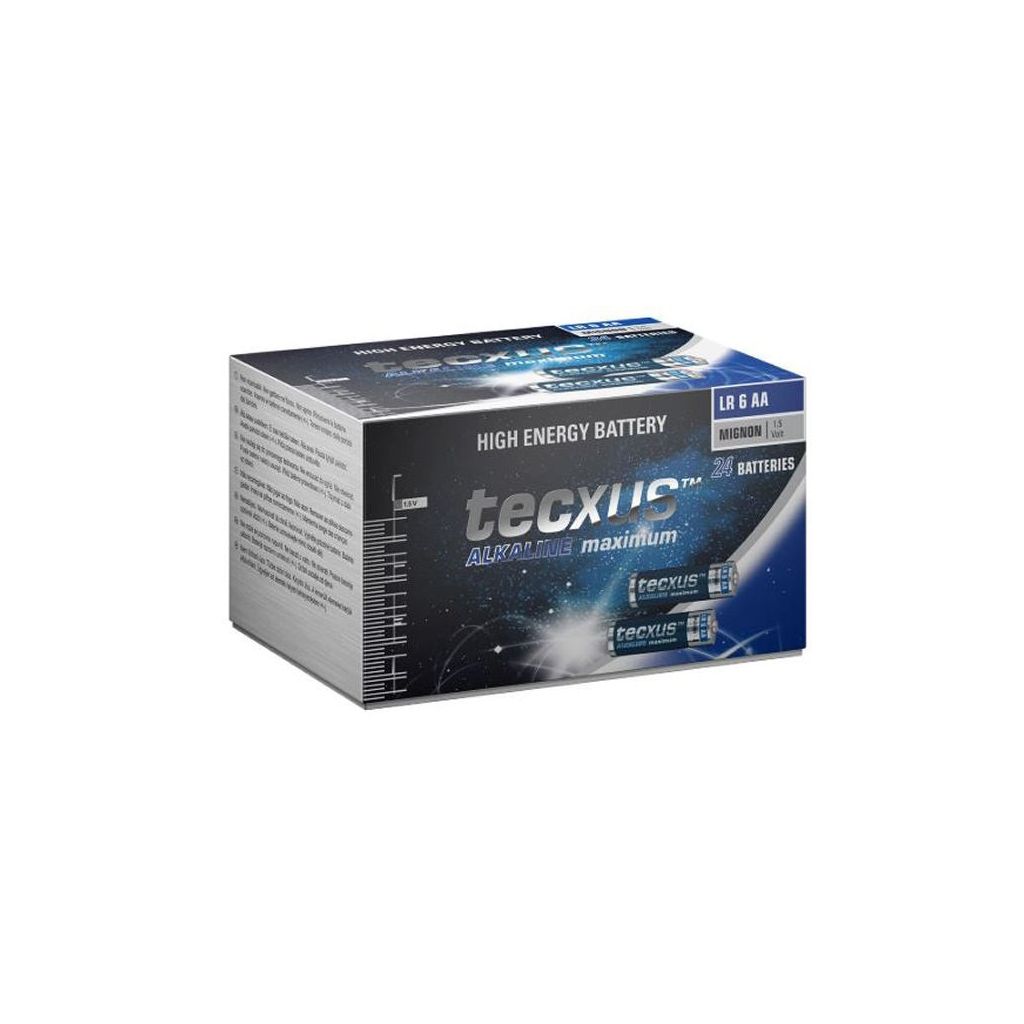 Tecxus alkaline maximum high energy battery LR6 AA mignon 24 stk.