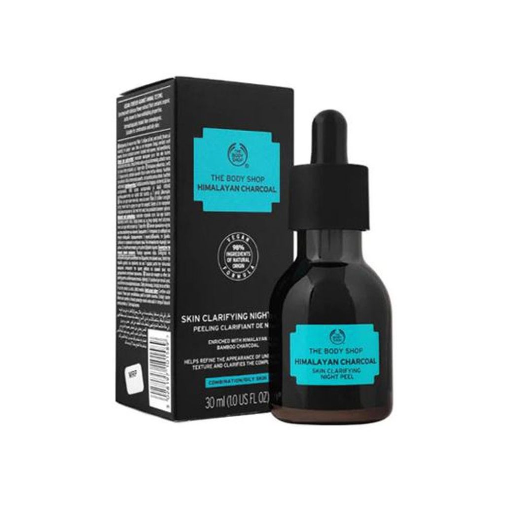 The body shop himalayan charcoal skin clarifying night peel 30ml