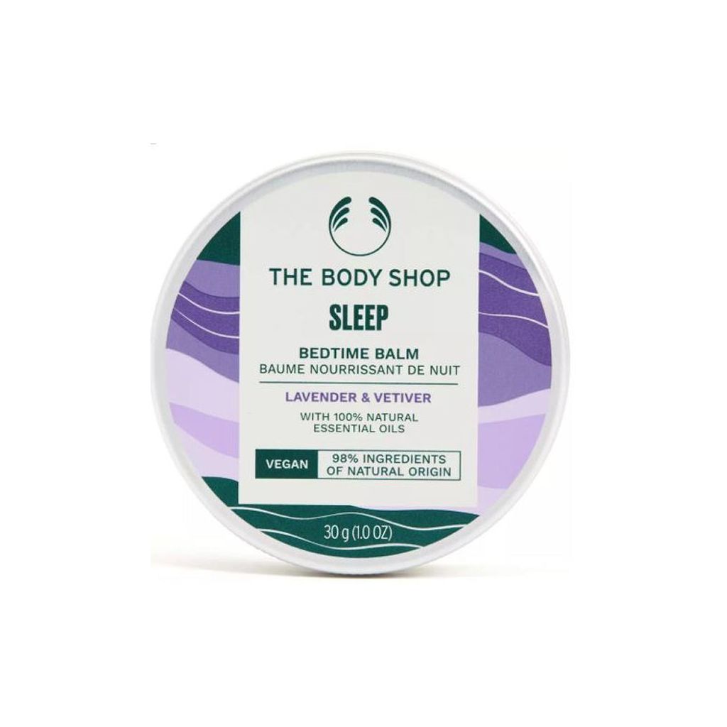 The body shop sleep bedtime balm lavender & vetiver 30g