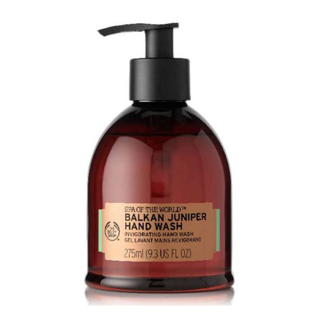 The body shop spa of the world balkan juniper hand wash 275ml