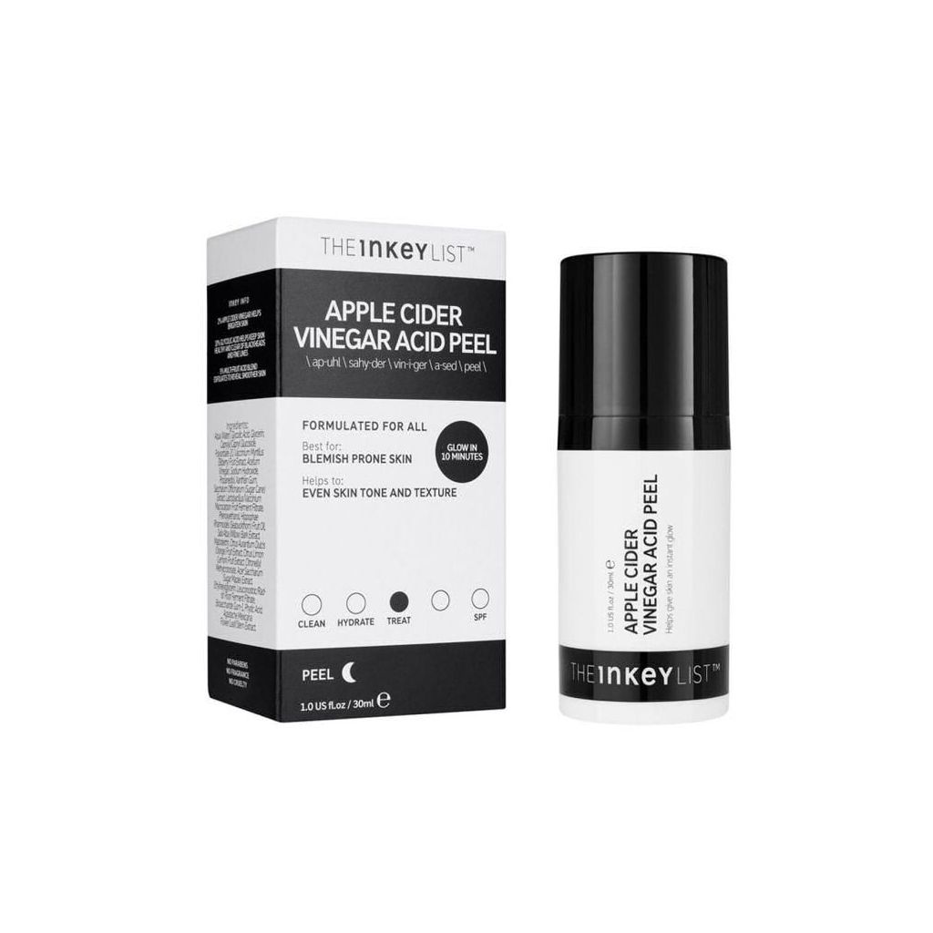 The inkey list apple cider vinegar acid peel treat 30ml