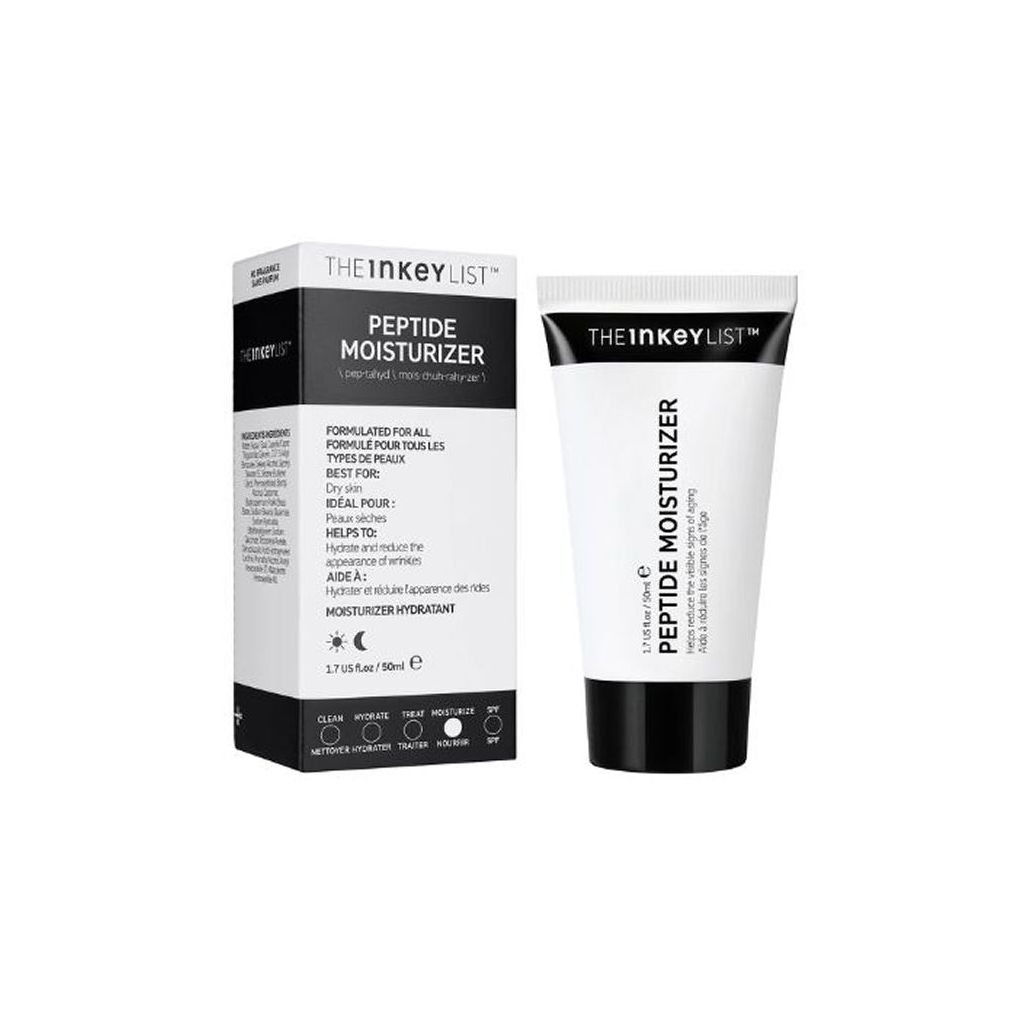 The inkey list peptide moisturizer formulated for all 50ml