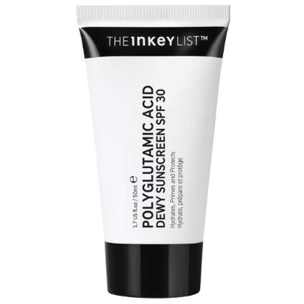The inkey list polyglutamic acid dewy sunscreen SPF30 all skin types 50ml (minus æske)