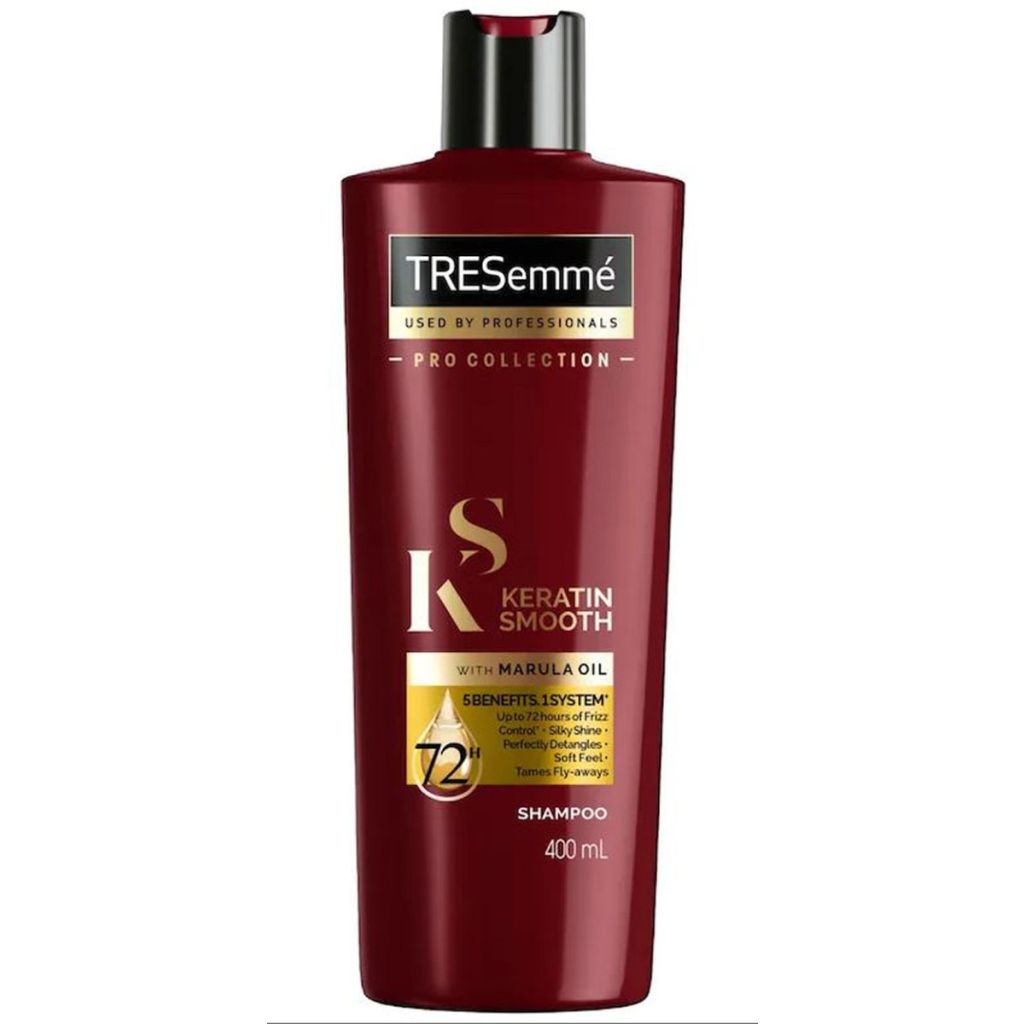 Tresemmé pro collection keratin smooth shampoo with marula oil 400ml