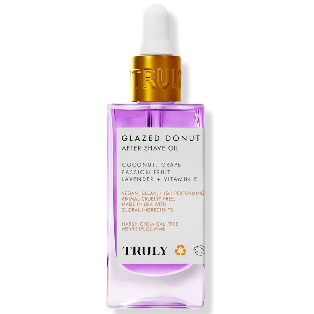 Truly glazed donut after shave oil coconut grape passion fruit lavender + vitamin E 90ml