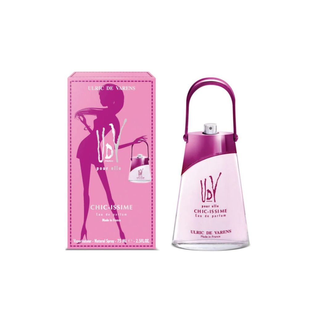 Ulric de varens paris pour elle eau de parfum chic-issime 75ml