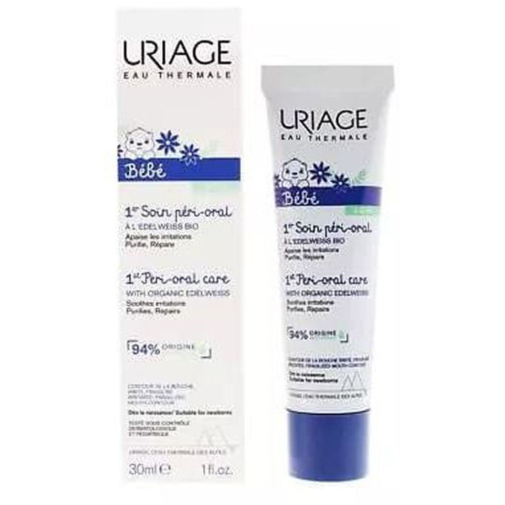 Uriage eau thermale bébé 1st peri-oral care with organic edelweiss 30ml