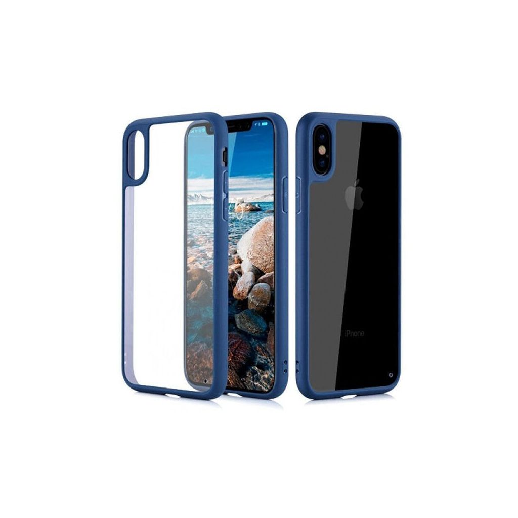 Usams mobile phone case for iphone x navy blue