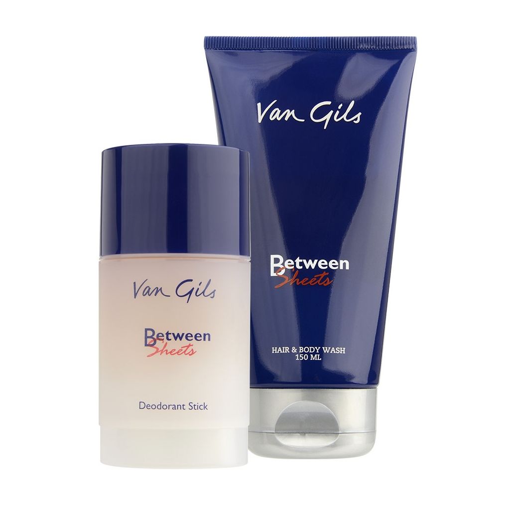 Van gils between sheets gavesæt - hair and body wash 150ml + deodorant stick 75ml