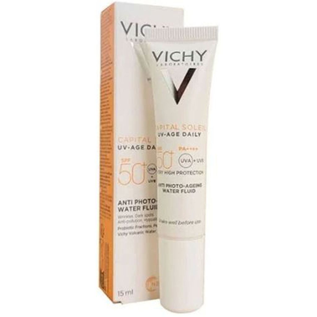 Vichy laboratoires capital soleil UV-AGE daily anti photo-ageing water fluid SPF50+ PA++++ 15ml
