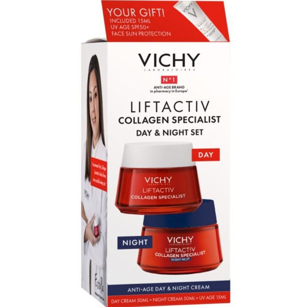 Vichy laboratoires liftactiv collagen specialist day & night set - 3 dele