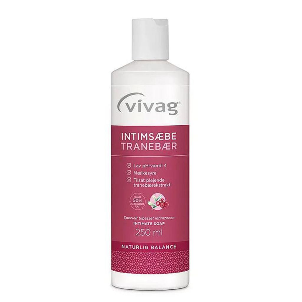 Vivag intimsæbe tranebær 250ml