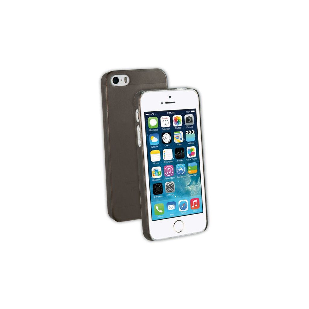 Vivanco iphone 5S/SE slim cover sort (36258)
