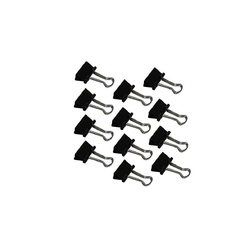 Wedo foldback-clips 19mm 12 stk. black