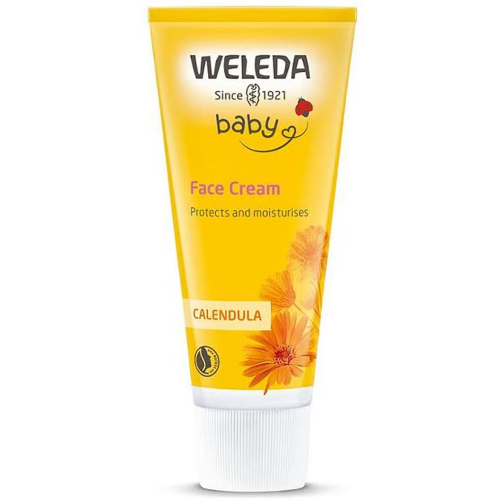 Weleda baby face cream protects and moisturises delicate skin calendula 50ml (dato)