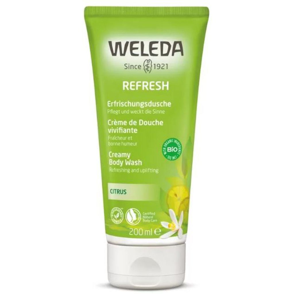 Weleda refresh creamy body wash citrus 200ml (dato)