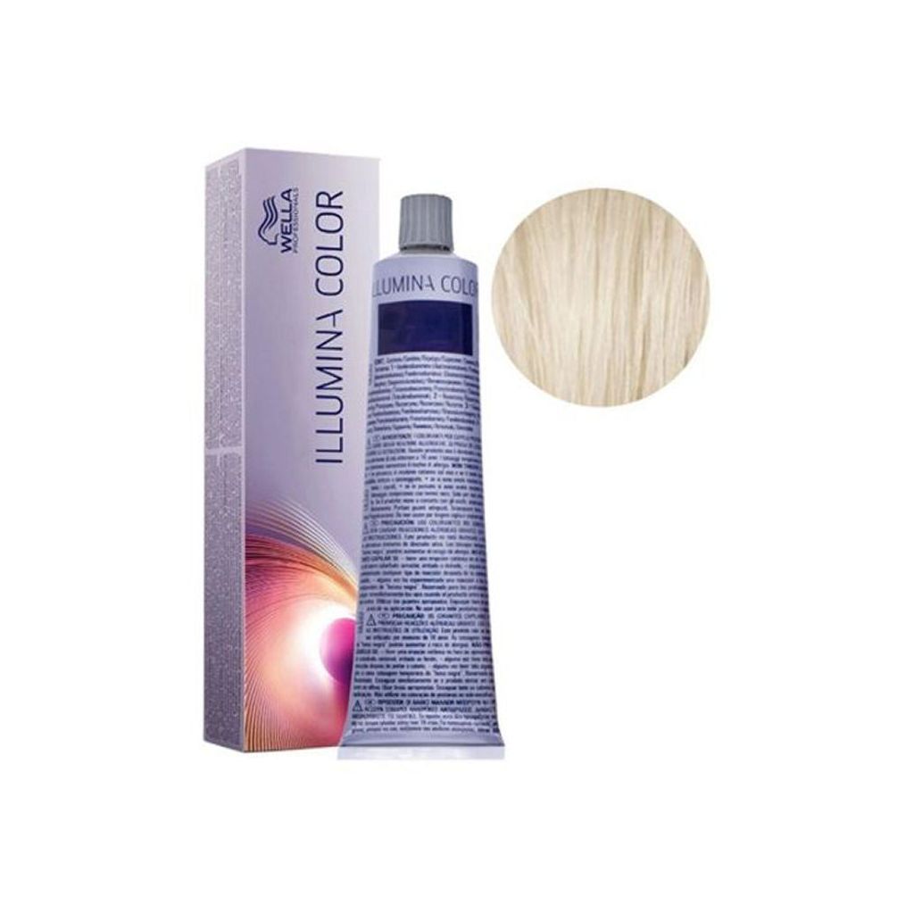Wella professionals illumina color permanent creme hair colour 10/1 cool lightest blonde ash 60ml