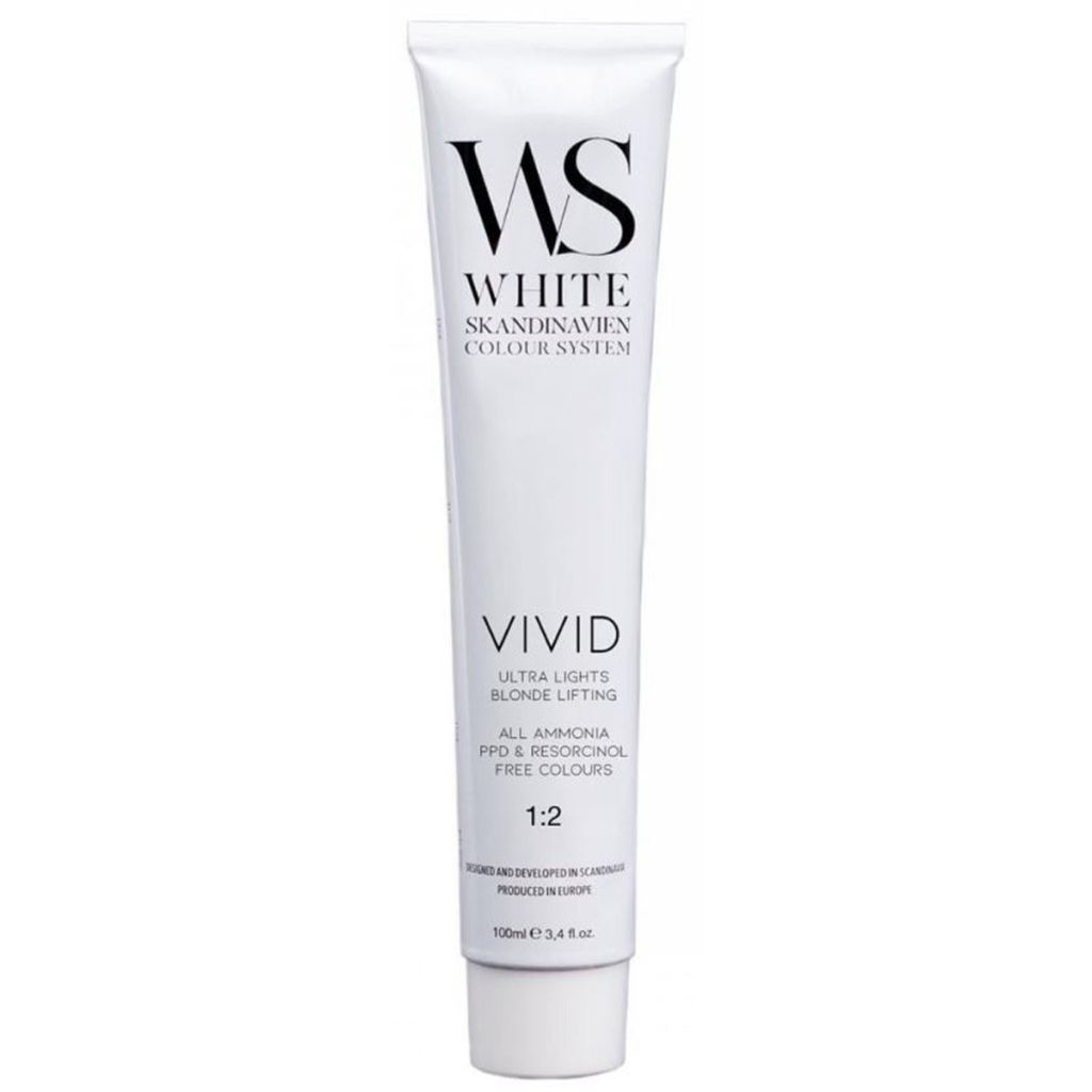 White skandinavien colour system vivid ultra lights blonde lifting 119 superlightener pearl 100ml