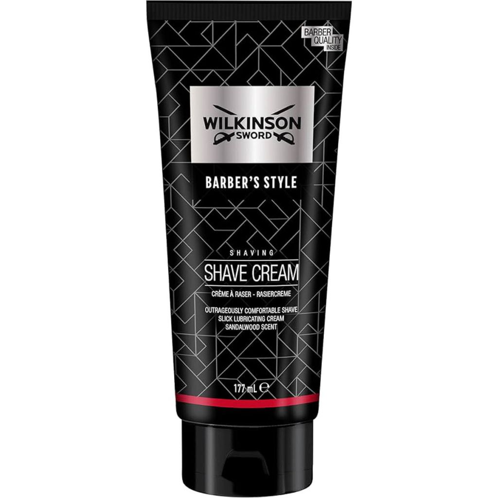 Wilkinson sword barber's style shave cream sandalwood scent 177ml
