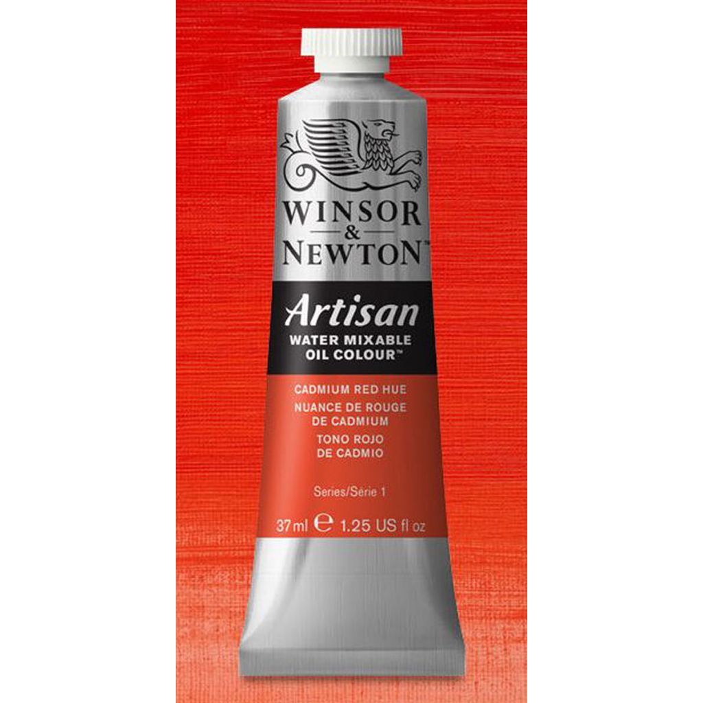 Winsor & newton artisan water mixable oil colour cadmium red medium serie 1 1514099 37ml