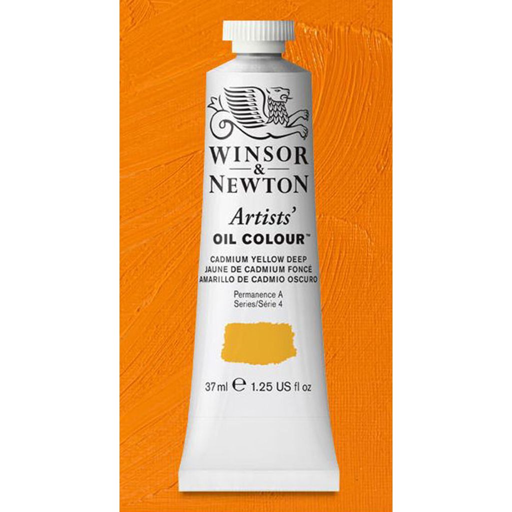 Winsor & newton artists oil colour cadmium yellow deep serie 4 1214111 37ml
