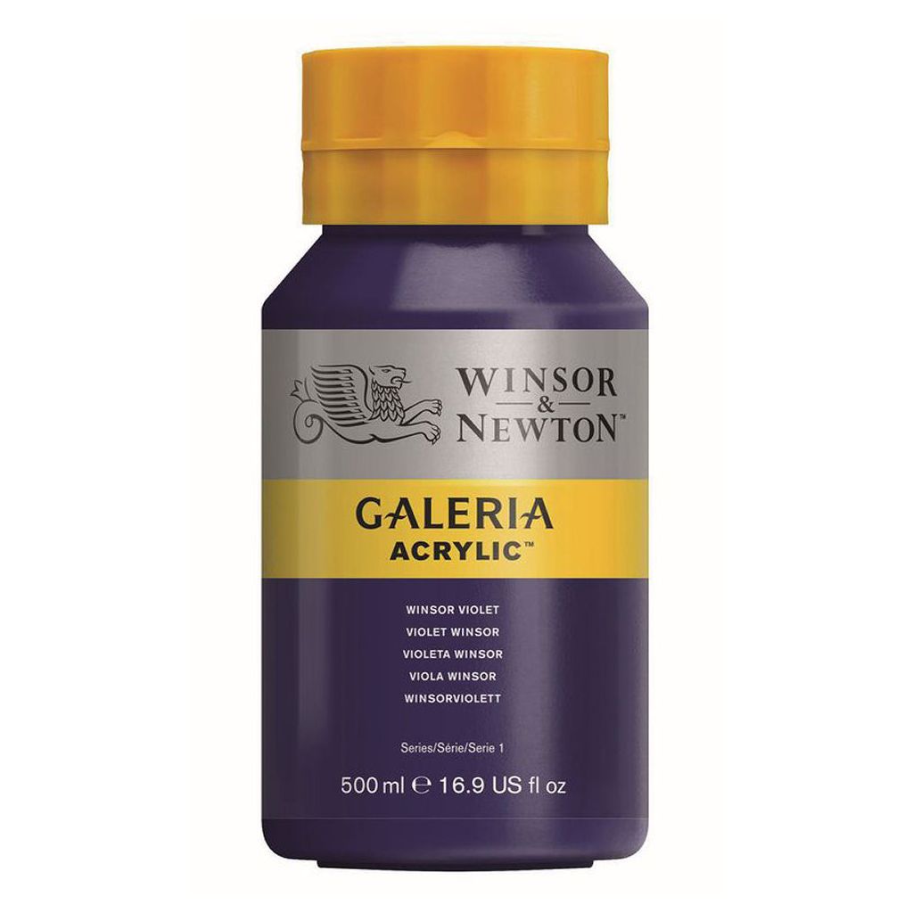 Winsor & newton galeria acrylic winsor violet 500ml