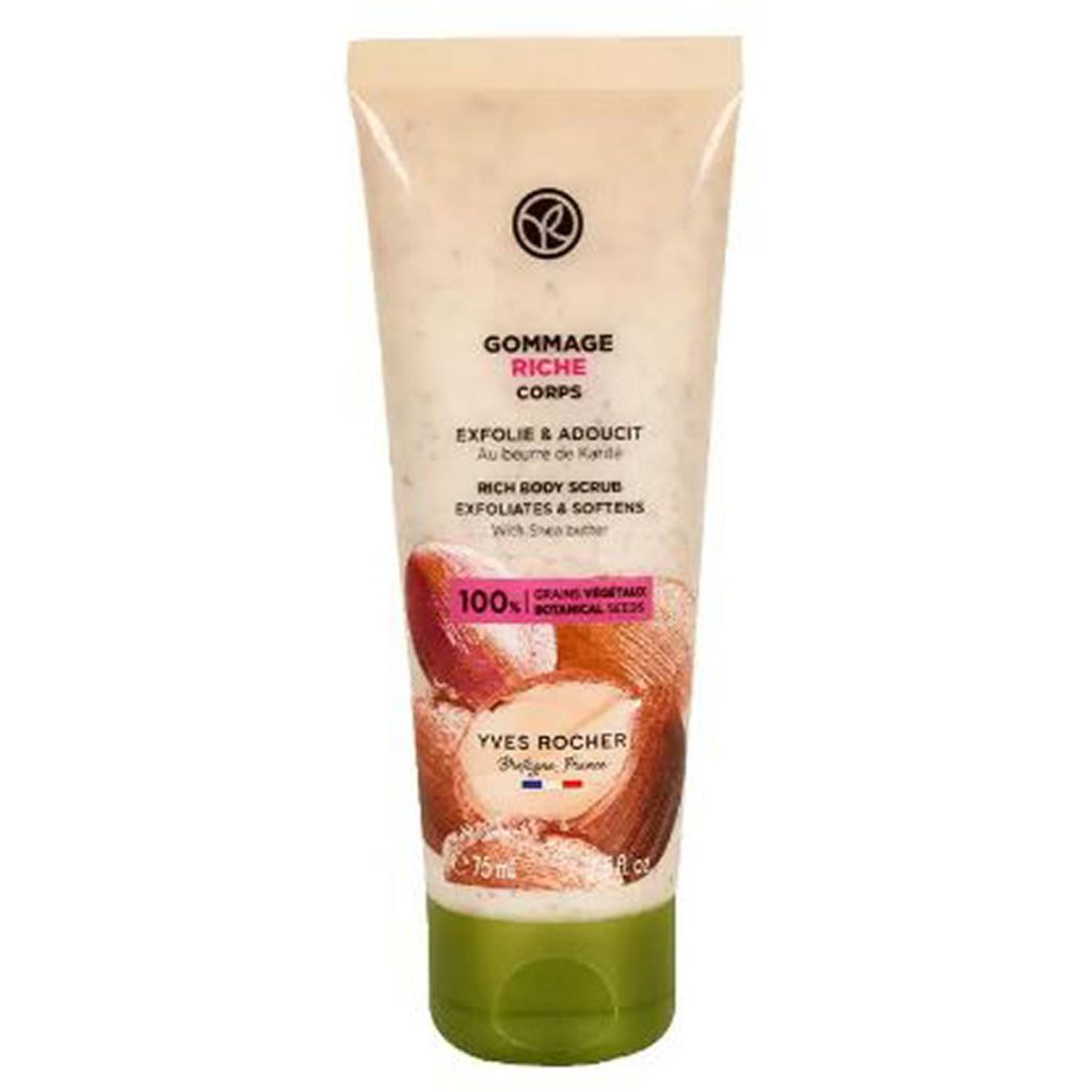 Yves rocher gommage rich body scrub with shea butter 75ml