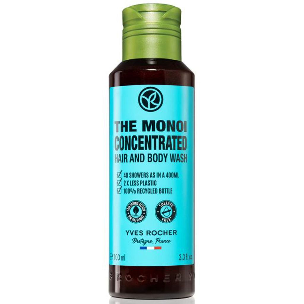 Yves rocher the monoi concentrated hair and body wash 100ml